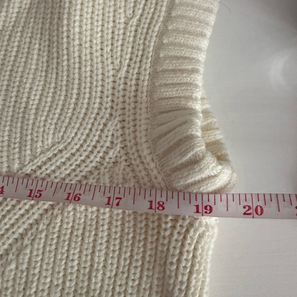 Banana Republic women’s Oversized Washable Cotton Sweater Vest size Xs - Picture 5 of 9